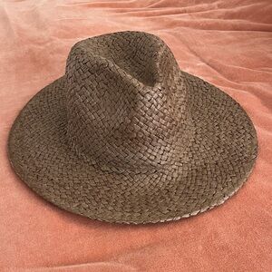 Madewell Brown Woven Straw Hat